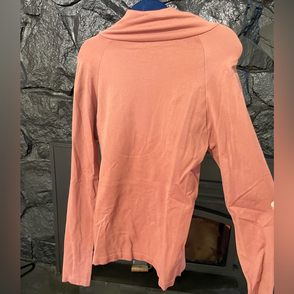 Free people stretchy mock neck top mauve - Picture 3 of 4